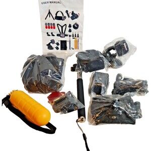 LUXEBELL 9 IN 1 ACCESSORIES KIT FOR GOPRO,phone Camera, Photography New
